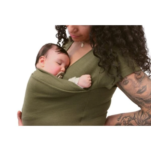 Womboo Buidelshirt - Vrouw - Maat L - Groen 6 Womboo Buidelshirt - Vrouw - Maat L - Groen - Afbeelding 4