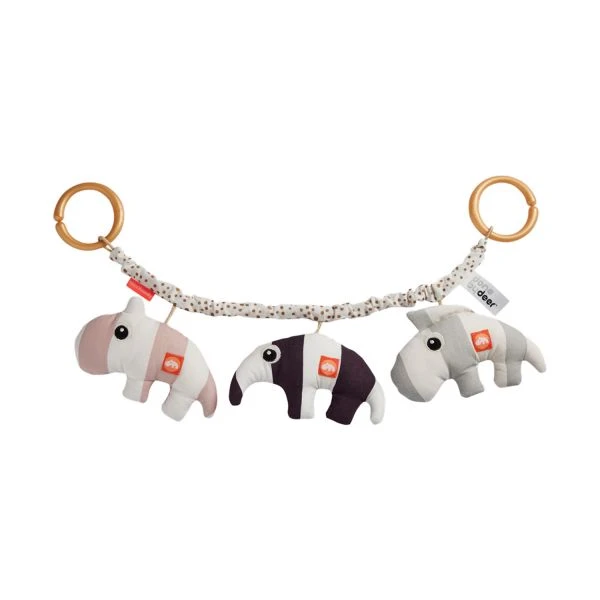 Done By Deer Friends Kinderwagenspanner Powder 3 Done By Deer Friends Kinderwagenspanner Powder