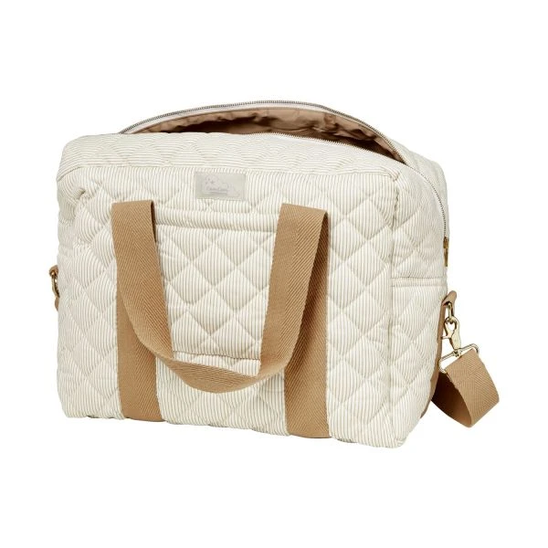 Cam Cam Copenhagen Classic Stripes Verzorgingstas - Large - Camel 3 Cam Cam Copenhagen Classic Stripes Verzorgingstas - Large - Camel