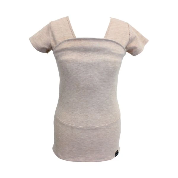 Womboo Buidelshirt - Vrouw - Maat XXL - Beige 3 Womboo Buidelshirt - Vrouw - Maat XXL - Beige