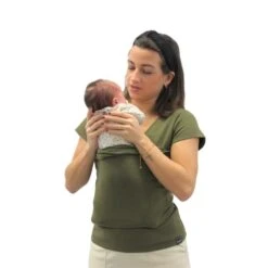 Womboo Buidelshirt - Vrouw - Maat XXL - Groen -Winkel Voor Babyreisartikelen Womboo Buidelshirt Vrouw Groen 1 9317 1