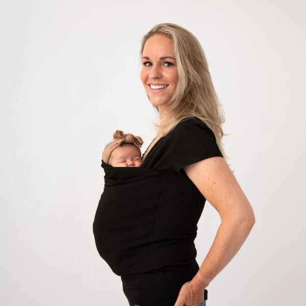 Womboo Buidelshirt - Vrouw - Maat XXL - Zwart 6 Womboo Buidelshirt - Vrouw - Maat XXL - Zwart - Afbeelding 4