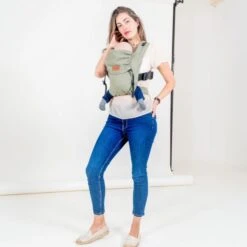 ByKay Click Carrier Classic Linnen Hunter Green 8 ByKay Click Carrier Classic Linnen Hunter Green -Winkel Voor Babyreisartikelen ccc linnen hunter green 50268 3 5e15