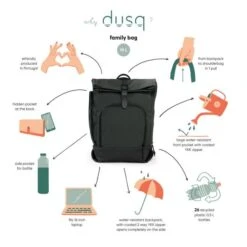 Dusq Leather Family Bag Luiertas Rugzak Night Black 11 Dusq Leather Family Bag Luiertas Rugzak Night Black -Winkel Voor Babyreisartikelen dusq leather family bag luiertas rugzak 2 ea8f