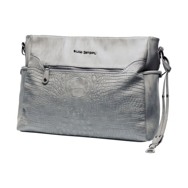 Little Company Copenhagen Croco Luiertas Grijs 4 Little Company Copenhagen Croco Luiertas Grijs - Afbeelding 2