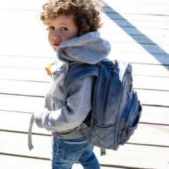 Little Company Mika Quilted Rugtas Blauw 11 Little Company Mika Quilted Rugtas Blauw -Winkel Voor Babyreisartikelen little company mika quilted rugtas blauw 7 50a9 1