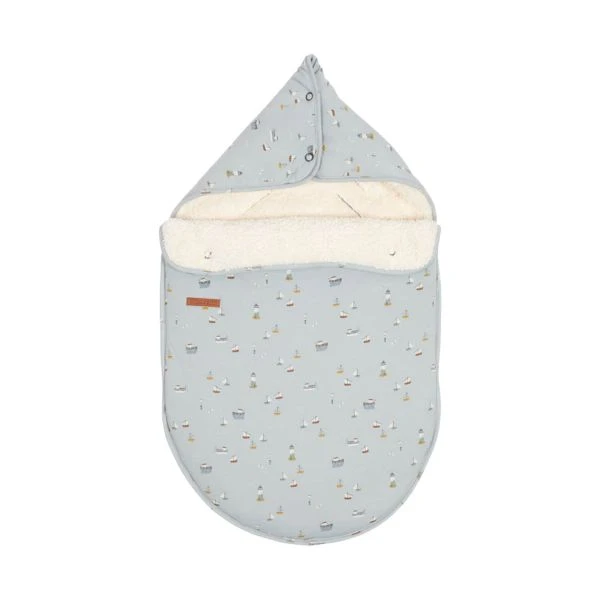 Little Dutch Sailors Bay Autostoel Voetenzak Blue 3 Little Dutch Sailors Bay Autostoel Voetenzak Blue