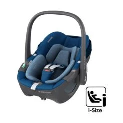 Maxi-Cosi Pebble 360 I-Size Baby Autostoeltje Essential Blue -Winkel Voor Babyreisartikelen maxi cosi pebble 360 i size baby autostoeltje essential blue 1 2c6c