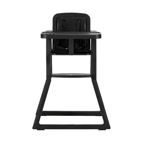 Puck Plain Kinderstoel Met Kussen Zwart 4 Puck Plain Kinderstoel Met Kussen Zwart - Afbeelding 2