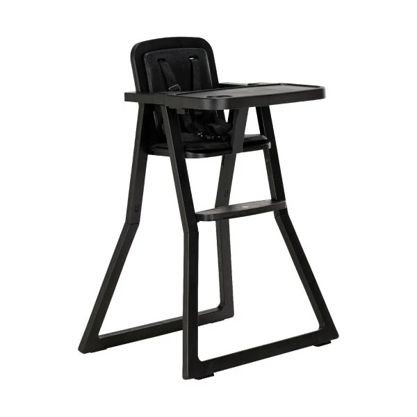 Puck Plain Kinderstoel Met Kussen Zwart 3 Puck Plain Kinderstoel Met Kussen Zwart