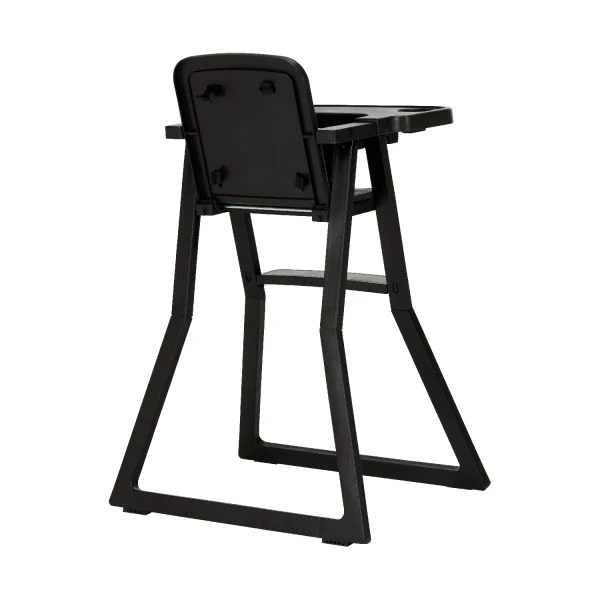 Puck Plain Kinderstoel Met Kussen Zwart 5 Puck Plain Kinderstoel Met Kussen Zwart - Afbeelding 3