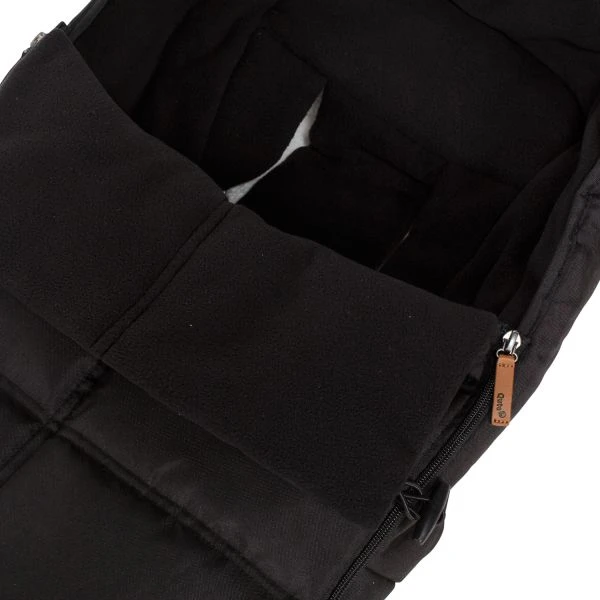 Qute Universele Buggy Voetenzak Fleece Zwart 4 Qute Universele Buggy Voetenzak Fleece Zwart - Afbeelding 2