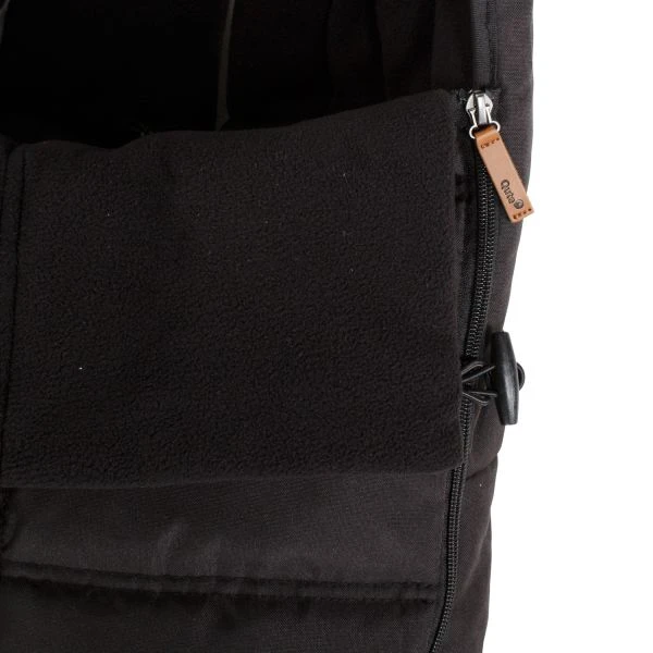 Qute Universele Buggy Voetenzak Fleece Zwart 6 Qute Universele Buggy Voetenzak Fleece Zwart - Afbeelding 4